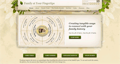 Desktop Screenshot of familyatyourfingertips.com