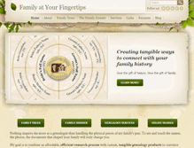 Tablet Screenshot of familyatyourfingertips.com